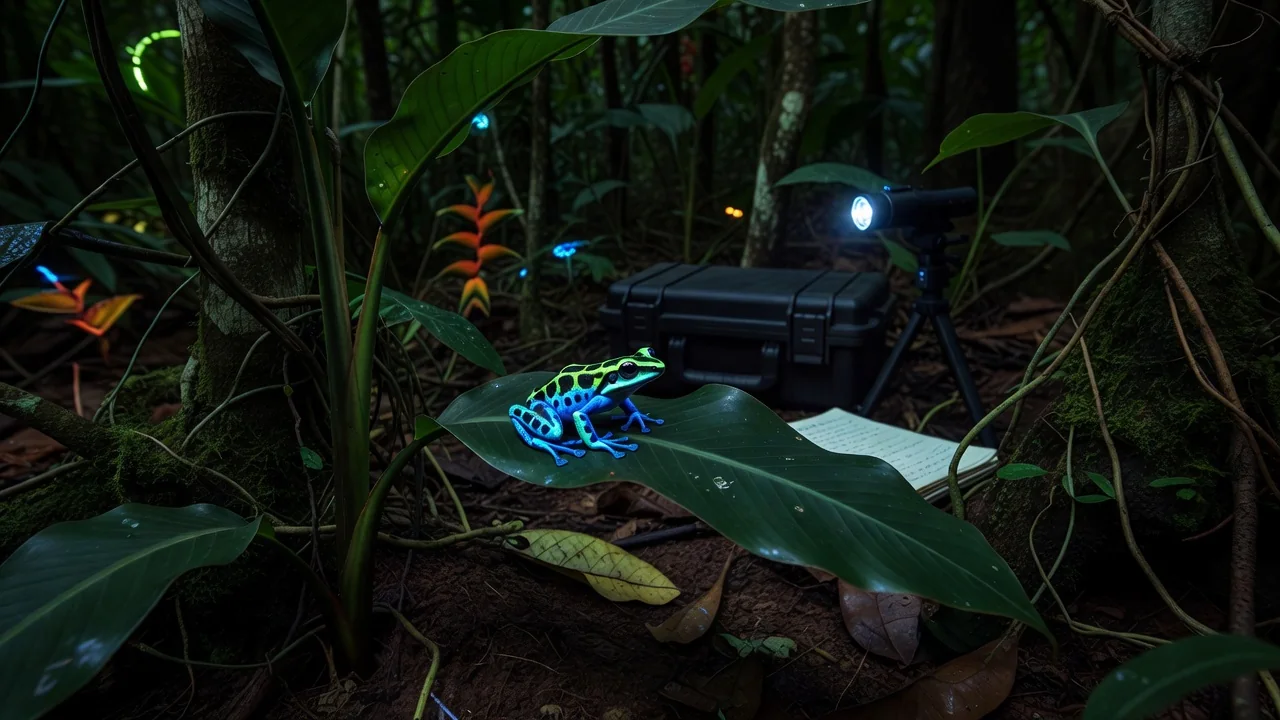 Fluorescência: animais que brilham no escuro!