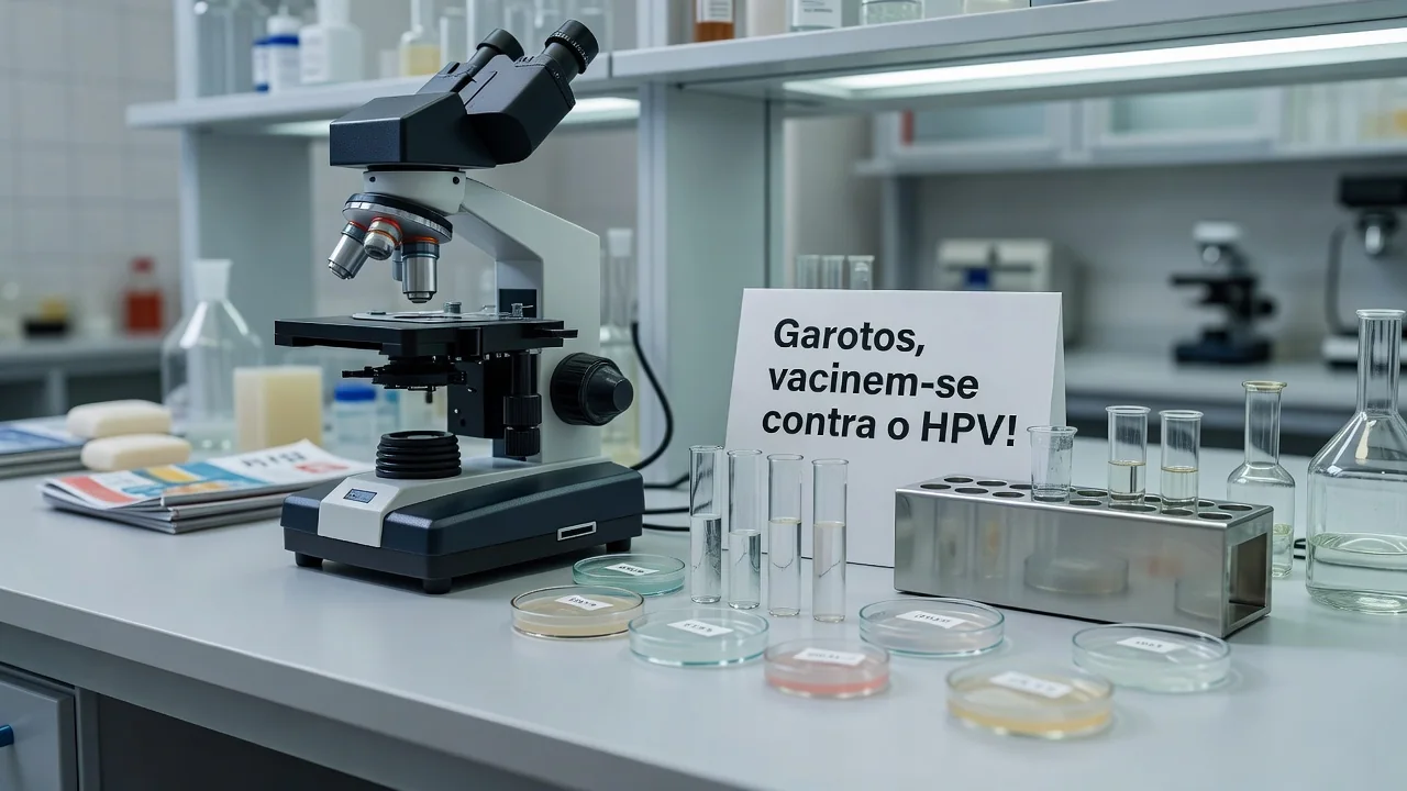 Garotos, vacinem-se contra o HPV!