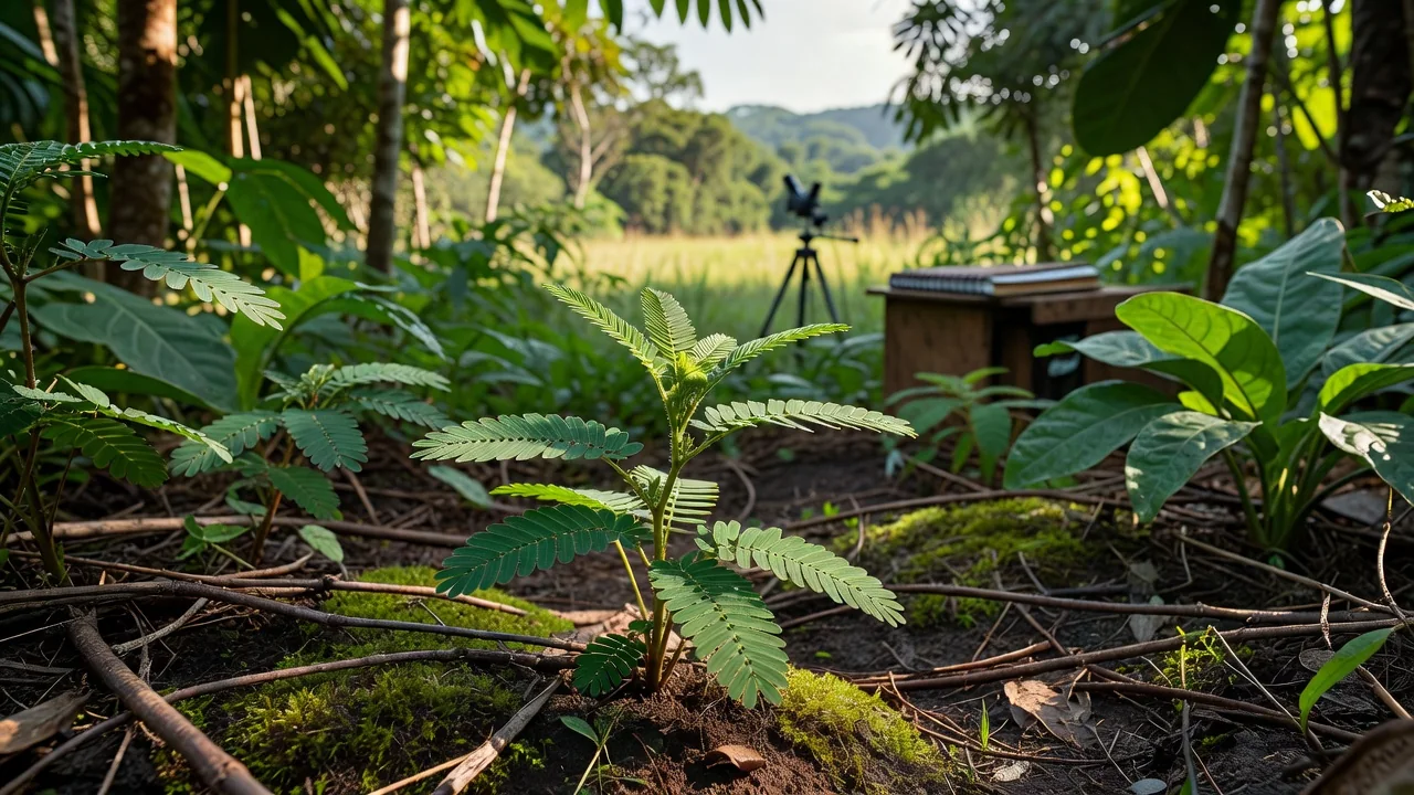 O louco movimento das plantas