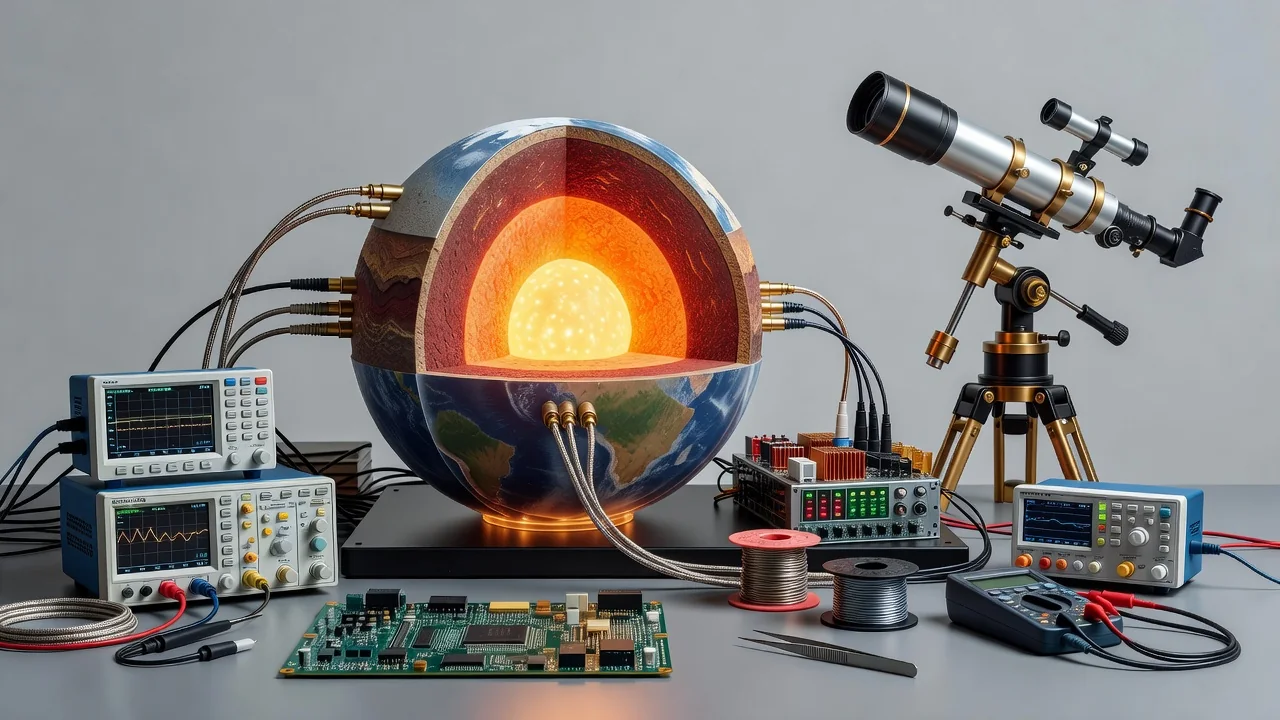 Como os cientistas entenderam a estrutura interna da Terra?