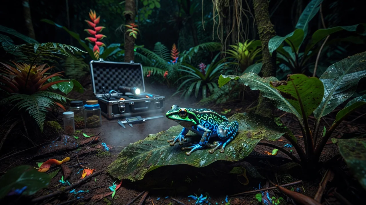 Fluorescência: animais que brilham no escuro!