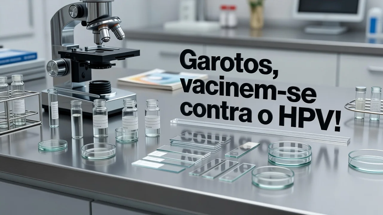 Garotos, vacinem-se contra o HPV!